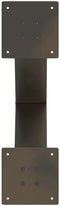vidaXL - Salontafelpoten - 2 - st - X-vormig - 60x(42-43) - cm - staal - naturel