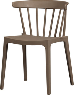 WOOOD Bliss - Eetkamerstoel - Plant Fiber - Bruin - 75x52x53 (2 stuks)