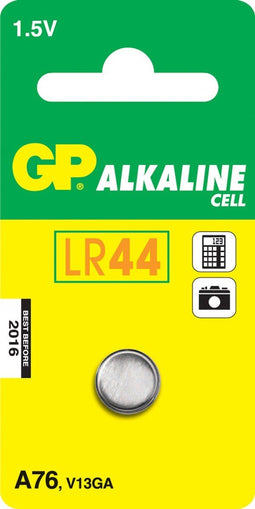 GP A76 - Alkaline Batterij - LR44/V13GA - Blisterverpakking