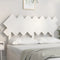 vidaXL - Hoofdbord - 151,5x3x81 - cm - massief - grenenhout - wit