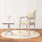 vidaXL Fauteuil 54x59x99 cm linnen beige