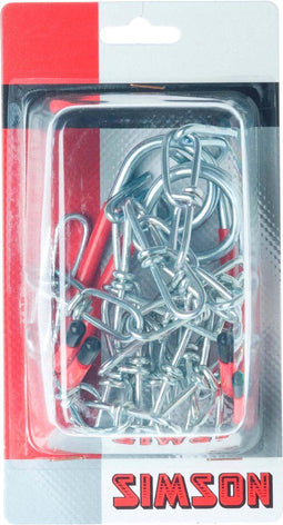 Simson Ophangkettingen voor fietsen - Verstelbaar - Ruimtebesparend - 50 cm - Veilig met rubberen haken