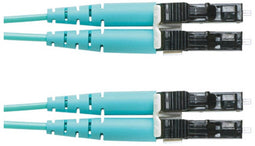 Panduit FZ2ELLNLNSNM010 InfiniBand en Glasvezelkabel 10 m LC Aqua-kleur
