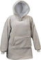 Unique Living OVERSIZED HOODIE LILLY - 70x50x87 cm - Heerlijk warm - Effen kleur - Teddy binnenkant