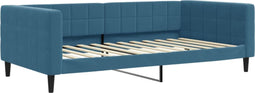 vidaXL - Slaapbank - 100x200 - cm - fluweel - blauw