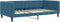 vidaXL - Slaapbank - 100x200 - cm - fluweel - blauw