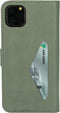 Mobiparts iPhone 11 Pro Max - Wallet Case - Extra opbergvak - Groen