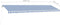 vidaXL - Luifel - handmatig - uittrekbaar - met - LED - 600x350 - cm - blauw - en - wit