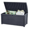 Keter Borneo Opbergbox 416L - Wicker design - Waterdicht - Grafiet