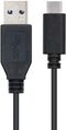 Nanocable APTAPC0593 - USB 3.1 - 1m Male-Male - Zwart