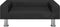 vidaXL - Hondenmand - 70x45x26,5 - cm - fluweel - zwart