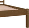 vidaXL - Bedframe - massief - grenenhout - 150x200 - cm - honingbruin