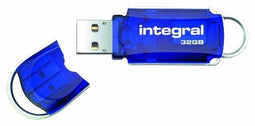 Integral Courier - USB 2.0 - 32GB - Blauw