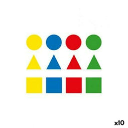 Apli Gomets - Stickers - Geometrisch Multicolour - 10 Stuks (10 stuks)