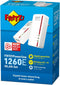 AVM FRITZ!Powerline 1260E - PowerLine-netwerkadapter - 1200 Mbit/s Ethernet LAN Wi-Fi - Wit (2 stuks)
