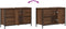 vidaXL - Wastafelkast - met - lades - 90x34,5x60 - cm - bruin - eikenkleurig