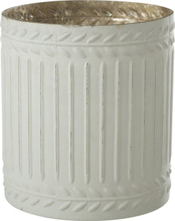 J-Line kaarshouder Ezy - glas - wit - extra large