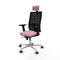 Horna Traslack Piqueras y Crespo 2D086G2 - Bureaustoel met hoofdsteun - Verstelbare hoogte en armleuning - Roze