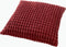 Dutch Decor ROME - Sierkussen 45x45 cm - 100% polyester - effen kleur - Merlot - rood - Inclusief binnenkussen