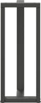 vidaXL - Bartafelpoten - 2 - st - T-vormig - 50x35x(100-101) - cm - staal - antraciet