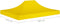 vidaXL Partytentdak - 270 g/m² - 4x3 m - Geel