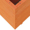 vidaXL - Plantenbak - 110x40x72,5 - cm - massief - grenenhout - wasbruin