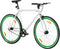 vidaXL - Fiets - met - vaste - versnelling - 700 - c - 59 - cm - wit - en - groen