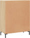vidaXL - Dressoir - 69,5x34x90 - cm - bewerkt - hout - sonoma - eikenkleurig