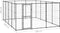 vidaXL - Hondenkennel - 24,2 - m² - staal