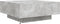 vidaXL - Salontafel - met - LED-verlichting - 80x80x31 - cm - betongrijs
