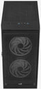 Aerocool Graphite V2 - Midi-Tower - 3x RGB fans - zwart