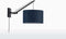 GOOD&MOJO Wandlamp Andes - Bamboe Zwart/Blauw - 50x32x45cm - Binnen Scandinavisch,Bohemian