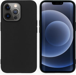 iMoshion Hoesje Geschikt voor iPhone 13 Pro Hoesje Siliconen - iMoshion Color Backcover - Zwart