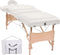 vidaXL - Massagetafel - inklapbaar - 3 - zones - 10 - cm - dik - wit