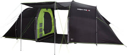 High Peak Tauris 6 - Tunneltent - 6-Persoons - Waterkolom 4000 mm - Donkergrijs