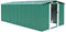 vidaXL - Tuinschuur - 257x489x181 - cm - metaal - groen