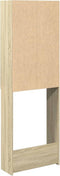 vidaXL - Wasmachinekast - 64x25,5x190 - cm - sonoma - eikenkleurig