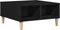 vidaXL - Salontafel - Zwart - Eiken - 60x60x30 - cm - Gemaakt - van - Geengineerd - Hout