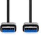 Nedis CCGB61000BK20 - USB A naar USB A Kabel - 200 cm - Zwart