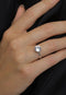 Elli Dames Ring - Ring met Swarovski® kristal - Zilverkleurig (maat 52)