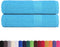 vidaXL - Douchehanddoeken - 2 - st - 70x140 - cm - 360 - g/m² - 100% - katoen - turquoise
