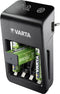 Varta 57687 - Plug-Plus Stekkerlader - 6 poorten inclusief 4x AA 2100 mAh (4 stuks)