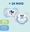 Fopspeen Dodie Mickey Mouse + 18 Maanden