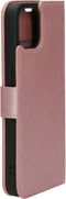 Mobiparts iPhone 13 - Wallet Case - Saffiano motief - Roze
