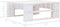 vidaXL - Tuinhocker - pallet - hout - wit