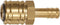 Afsluitkoppeling NW7,2 c-line LW 13 mm/ms - Messing - Olie- en hittebestendige nitril-afdichtingen