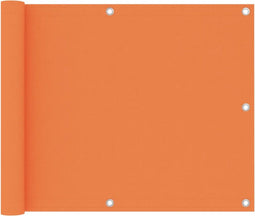 vidaXL - Balkonscherm - 75x300 - cm - oxford - stof - oranje
