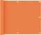 vidaXL - Balkonscherm - 75x300 - cm - oxford - stof - oranje