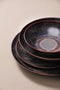 Palmer Bord coupe Victory 21 cm Bruin Stoneware 2 stuks