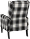 vidaXL Fauteuil stof meerkleurig